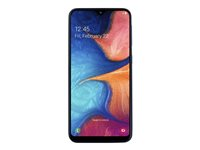 Samsung Galaxy A20e - 4G smartphone - double SIM - RAM 3 Go / Mémoire interne 32 Go - microSD slot - Écran LCD - 5.8" - 1560 x 720 pixels - 2x caméras arrière 13 MP, 5 MP - front camera 8 MP - bleu SM-A202FZBDXEF