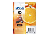 Epson 33 - 4.5 ml - photo noire - original - blister - cartouche d'encre - pour Expression Home XP-635, 830; Expression Premium XP-530, 540, 630, 635, 640, 645, 830, 900 C13T33414012