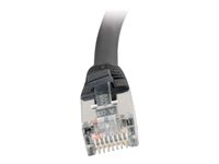 C2G Cat5e Booted Shielded (STP) Network Patch Cable - Cordon de raccordement - RJ-45 (M) pour RJ-45 (M) - 7 m - STP - CAT 5e - Moulé - noir 83855