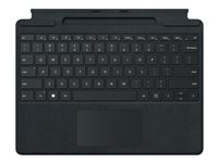 Microsoft Clavier Signature pour Surface Pro - Clavier - avec pavé tactile, accéléromètre, plateau de rangement et de chargement du Surface Slim Pen 2 - AZERTY - Français - noir - pour Surface Pro 8, Pro X 8XA-00004