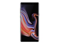 Samsung Galaxy Note9 - 4G smartphone - double SIM - RAM 8 Go / Mémoire interne 512 Go - microSD slot - écran OEL - 6.4" - 2960 x 1440 pixels - 2x caméras arrière 12 MP, 12 MP - front camera 8 MP - noir profond SM-N960FZKHXEF