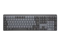 Logitech Master Series MX Mechanical - Clavier - rétroéclairé - sans fil - Bluetooth LE - AZERTY - Français - commutateur : Tactile Silencieux - graphite 920-010751