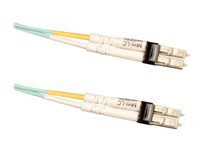 Tripp Lite 1M 10Gb Duplex Multimode 50/125 OM3 LSZH Fiber Optic Patch Cable Mini-LC / Mini-LC Aqua 3' 3ft 1 Meter - Cordon de raccordement - multi-mode mini-LC (M) pour multi-mode mini-LC (M) - 1 m - fibre optique - duplex - 50 / 125 microns - OM3 - turquoise N838-01M