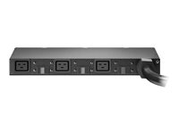 PDU en rack de base APC AP6038A - Unité de distribution secteur (rack-montable) - CA 200-240 V - entrée : IEC 60309 63A - connecteurs de sortie : 3 (IEC 60320 C19 16A) - 3.65 m cordon - pour P/N: SCL400RMJ1U, SCL500RMI1UC, SCL500RMI1UNC, SMTL1000RMI2UC, SMTL750RMI2UC AP6038A