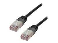 MCL Samar - Câble réseau - RJ-45 (M) pour RJ-45 (M) - 3 m - blindé - CAT 5e - noir FCC5EBM-3M/N