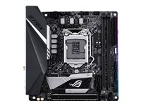 ASUS ROG STRIX B360-I GAMING - Carte-mère - mini ITX - Socket LGA1151 - B360 - USB 3.1 Gen 1, USB 3.1 Gen 2, USB-C Gen1 - Bluetooth, Gigabit LAN, Wi-Fi - carte graphique embarquée (unité centrale requise) - audio HD (8 canaux) ROG STRIX B360-I GAMING